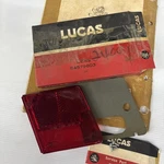 Triumph TR6 Nos Lucas L832 Right Rear Tail-lamp Reflector Lens W/gasket & Screws. Fixed Price $60.00.