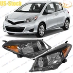 Halogen Headlight Headlamp Black Lh & Rh For 2012-2014 Toyota Yaris Hatchback. Fixed Price $97.99.