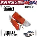 Toyota Corolla KE20 KE25 TE21 1970-74 Front Bumper Turn Signal Marker Light Lamp. Fixed Price $46.07.