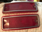 Nos Gm Delco Guide 1968 Pontiac Safari Station Wagon Tail Light Lamp Lenses. Fixed Price $56.00.