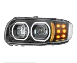 564.75046DBY Automann Peterbilt Led Left Hand Lh Headlamp Headlight Black. Fixed Price $49.99.