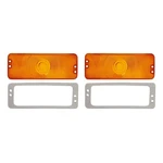 1965-66 F100 Lenses Parking Lamp Lh Rh With Gaskets F250 F350 Truck New. Fixed Price $39.90.