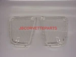1970 1971 Corvette Park Lamp Lens Set - New Repro. Fixed Price $73.99.