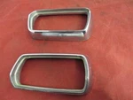 Pair Parking Turn Signal Bezel Chrome Fits 69 Barracuda Good Used Mopar 2930500. Fixed Price $95.99.