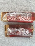 Pair Nos 1942 Plymouth Special Deluxe Parking Light Lens Part #: 938966/938967. Fixed Price $54.99.
