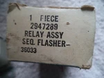 Nos Mopar Sequential Turn Signal Flasher Relay 1969 Chrysler Imperial. Fixed Price $59.99.