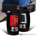Fits 2000-2006 Chevy Suburban Tahoe Yukon Black Led Tube Tail Lights Brake Lamps. Fixed Price $158.95.
