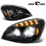 Open Box Full Led Turn Signal Headlights For 2008-2017 Freightliner Cascadia. Fixed Price $283.14.