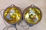 1936 1948 Chevy "gm" Fog Lights Original Unity S-7 Accessory Pair Pontiac. Fixed Price $399.99.