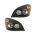 For Freightliner Cascadia 2016 2017 Headlight Driver Passenger Side Pair Black. Fixed Price $933.73.