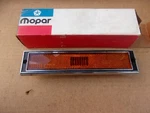 Nos Mopar 1972-77 Plymouth Dodge Chrysler 80 Mirada Cordoba Front Side Marker. Fixed Price $75.00.