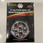 Grand General 76623 Inch Low Profile Spyder Red Led Marker Clearance Light. Fixed Price $12.85.