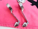 Studebaker 1953 1954 Window Crank Handles Used Pair W/escutcheons Tear Drop. Fixed Price $35.00.